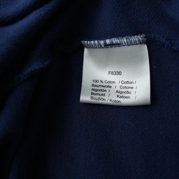 Lacoste Shirt Men Polo Short Sleeve Blue Regular Fit 100% Cotton Size 3 Small - Picture 5 of 10